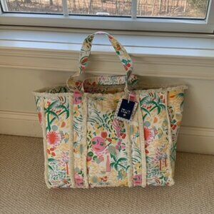 Roller Rabbit x Target Vacation Fringe Canvas Tote Bag